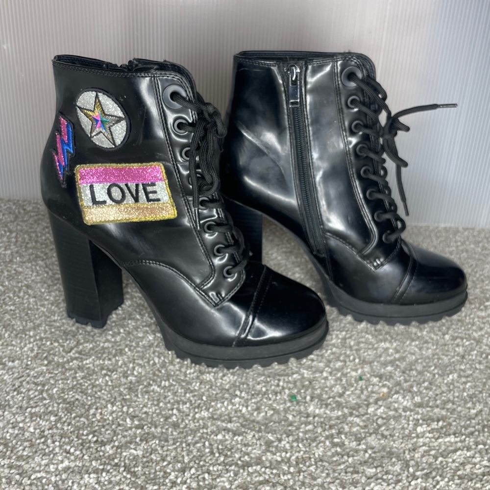 Also Lace up Ankle Booties size 8 . Pre-own
